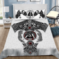 Viking Norse Warrior Bedding Cover For Norse Bedroom Decor