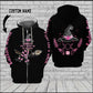 Cancer Cant Scare Me Quote Art – 3D Hoodie