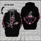 Cancer Cant Scare Me Quote Art – 3D Hoodie