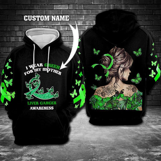 Liver Cancer Awareness Custom – 3D Hoodie