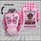 Breast Cancer They Whispered To Her 03 Custom – 3D Hoodie