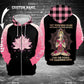 Faith Over Fear Breast Cancer Awareness Art – 3D Hoodie