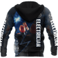 Electrician All Over Print Workwear Graphic – 3D Hoodie