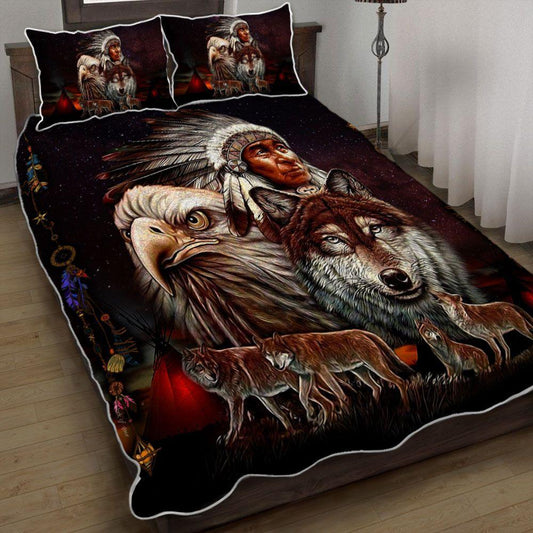 Native American Peace Bedding Cover For Southwestern Bedroom Decor