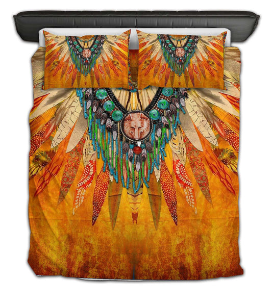 Native American Sunset Bedding Cover For Southwestern Bedroom Decor