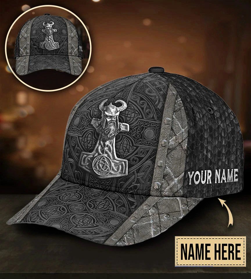 Viking Warrior Custom Name – Classic Cap