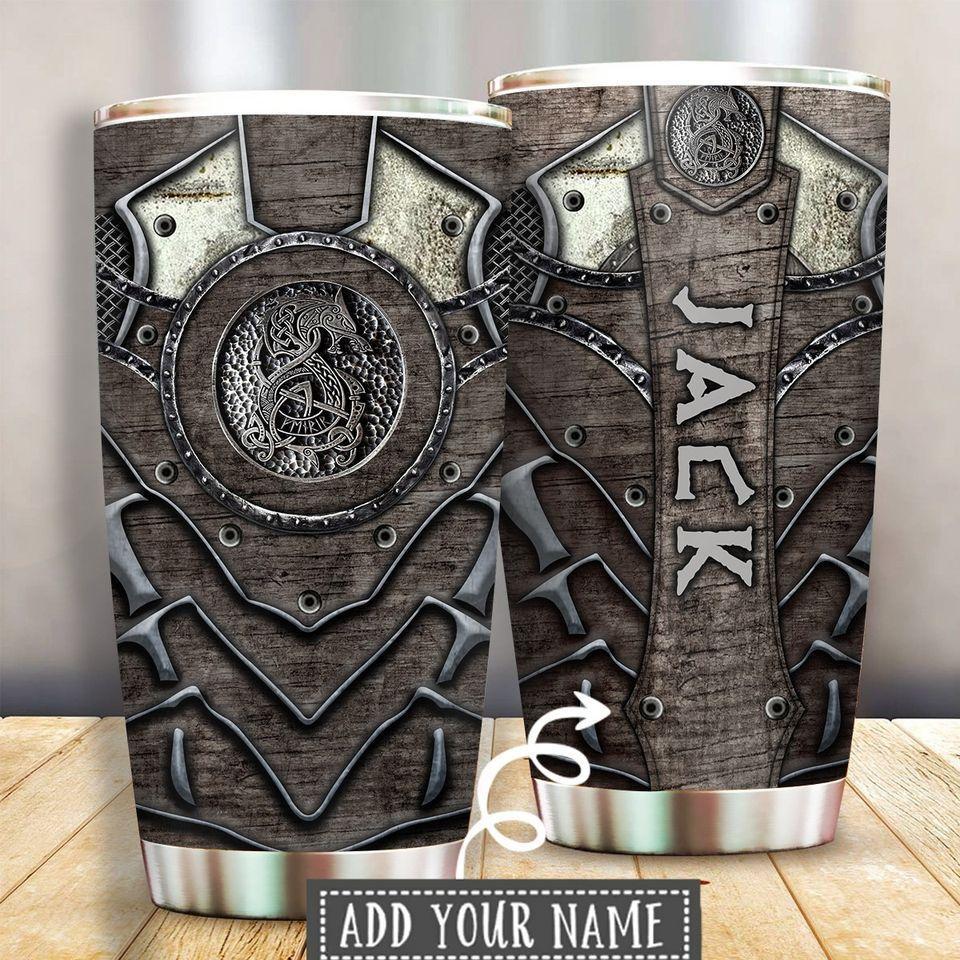 Viking Norse Personalized 20 Oz Tumbler For Hot Cold Drinks And Travel