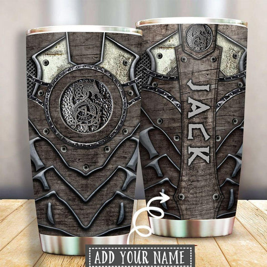 Viking Norse Personalized 20 Oz Tumbler For Hot Cold Drinks And Travel