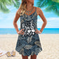 Tropical Beach Style Limited – Women's Summer Sleeveless V-Neck Camisole Dress