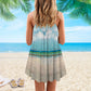 Day At The Beach Limited – Women's Summer Sleeveless V-Neck Camisole Dress