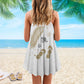 Salt Air Sandy Hair – Women's Summer Sleeveless V-Neck Camisole Dress