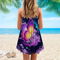 Butterfly Love Flowers – Women's Summer Sleeveless V-Neck Camisole Dress