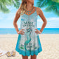 Mermaid Sassy Style Limited – Women's Summer Sleeveless V-Neck Camisole Dress