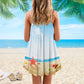 Beach Girl Travel Vibes – Women's Summer Sleeveless V-Neck Camisole Dress