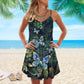 Butterfly Soft Color Limited – Women's Summer Sleeveless V-Neck Camisole Dress