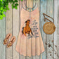 Horse Live Bold Style – Women's Summer Sleeveless V-Neck Camisole Dress