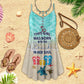 Beach Soul Theme Limited – Women's Summer Sleeveless V-Neck Camisole Dress