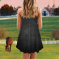 Black White Horse Cool Style – Women's Summer Sleeveless V-Neck Camisole Dress