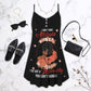 Black Women Strong Mindset – Women's Summer Sleeveless V-Neck Camisole Dress