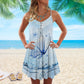 Butterfly Water Effect – Women's Summer Sleeveless V-Neck Camisole Dress