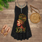 Faith Black Women Theme Limited – Women's Summer Sleeveless V-Neck Camisole Dress