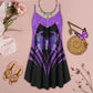 Purple Butterfly Art Limited – Women's Summer Sleeveless V-Neck Camisole Dress