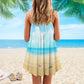 Beach Wine Lover Vibes – Women's Summer Sleeveless V-Neck Camisole Dress
