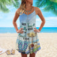 Beach Sandy Toes Limited – Women's Summer Sleeveless V-Neck Camisole Dress