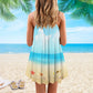 Born For The Beach – Women's Summer Sleeveless V-Neck Camisole Dress