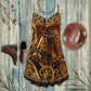 Vintage Horse Pattern – Women's Summer Sleeveless V-Neck Camisole Dress