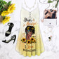 Beautiful Black Women Self Love – Women's Summer Sleeveless V-Neck Camisole Dress