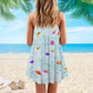 Mermaid Dream Ocean Limited – Women's Summer Sleeveless V-Neck Camisole Dress