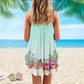 Beach Day Restores The Soul – Women's Summer Sleeveless V-Neck Camisole Dress