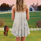White Horse Stand Out Limited – Women's Summer Sleeveless V-Neck Camisole Dress