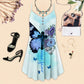 Blue Butterfly Faith Limited – Women's Summer Sleeveless V-Neck Camisole Dress