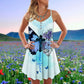 Blue Butterfly Faith Limited – Women's Summer Sleeveless V-Neck Camisole Dress