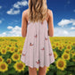 Butterfly Faith Quote Limited – Women's Summer Sleeveless V-Neck Camisole Dress