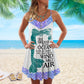 Mermaid Dream Vibe Limited – Women's Summer Sleeveless V-Neck Camisole Dress