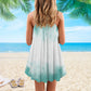 Sassy Salty Mermaid Style – Women's Summer Sleeveless V-Neck Camisole Dress