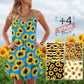 Sunflower Pattern Classic Limited – Women's Summer Sleeveless V-Neck Camisole Dress