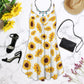 Sunflower Pattern Limited – Women's Summer Sleeveless V-Neck Camisole Dress