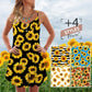 Sunflower Pattern Limited – Women's Summer Sleeveless V-Neck Camisole Dress
