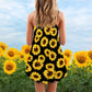 Sunflower Pattern Limited – Women's Summer Sleeveless V-Neck Camisole Dress