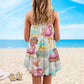 Flamingo Beach Limited – Women's Summer Sleeveless V-Neck Camisole Dress