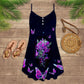 Skull Butterfly Art Limited – Women's Summer Sleeveless V-Neck Camisole Dress