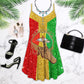 Black Women Justice Statement – Women's Summer Sleeveless V-Neck Camisole Dress