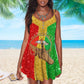 Black Women Justice Statement – Women's Summer Sleeveless V-Neck Camisole Dress