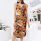 Horse Classic Style Limited – Women's Summer Sleeveless V-Neck Camisole Dress