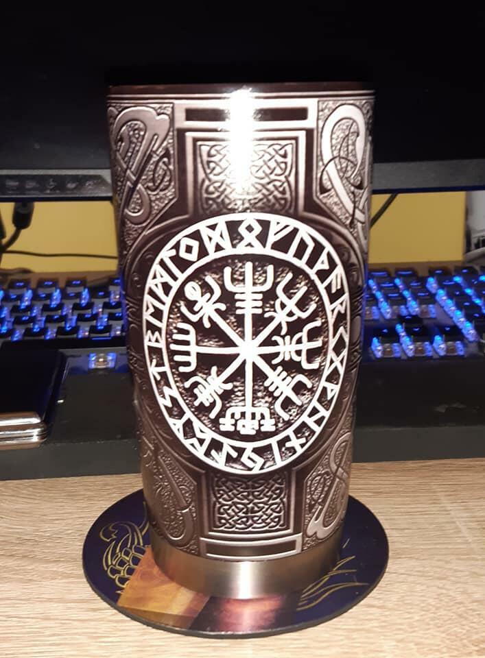 Viking Warrior Personalized 20 Oz Tumbler For Hot Cold Drinks And Travel