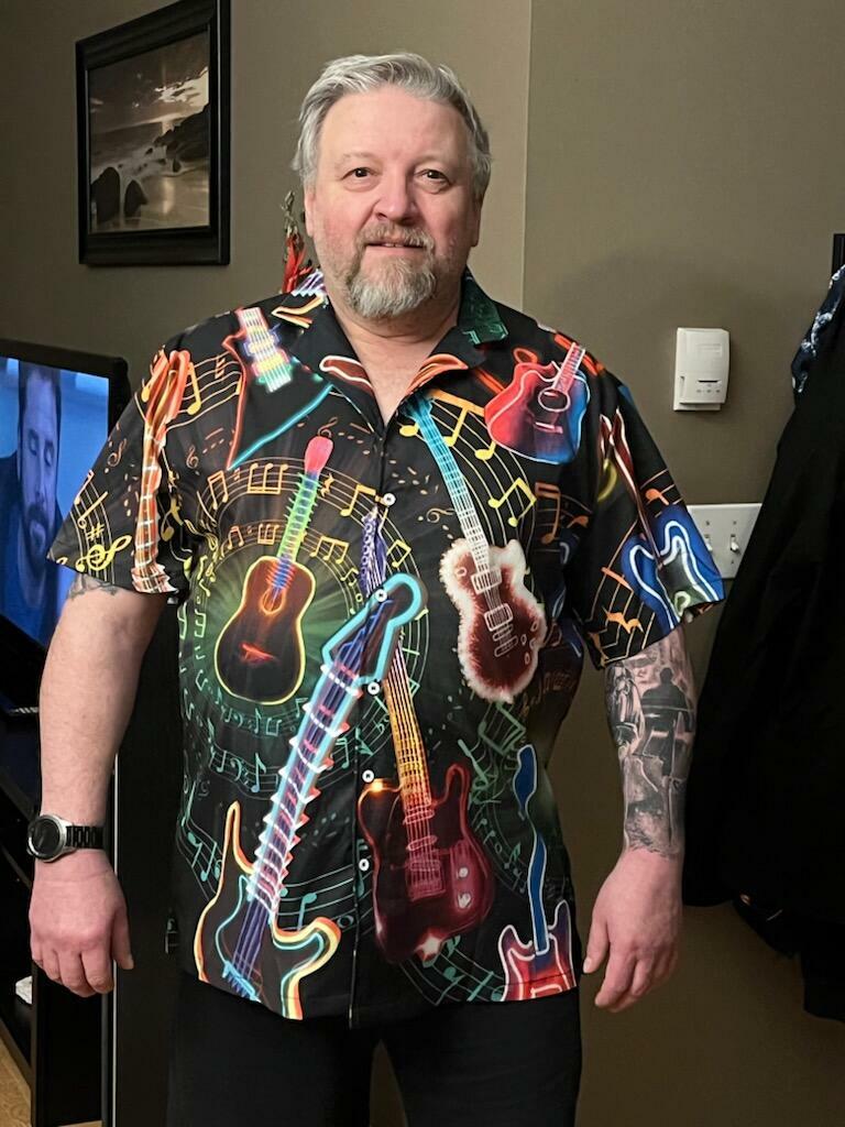 Guitar Music All You Need Is A Guitar - Hawaiian Shirt